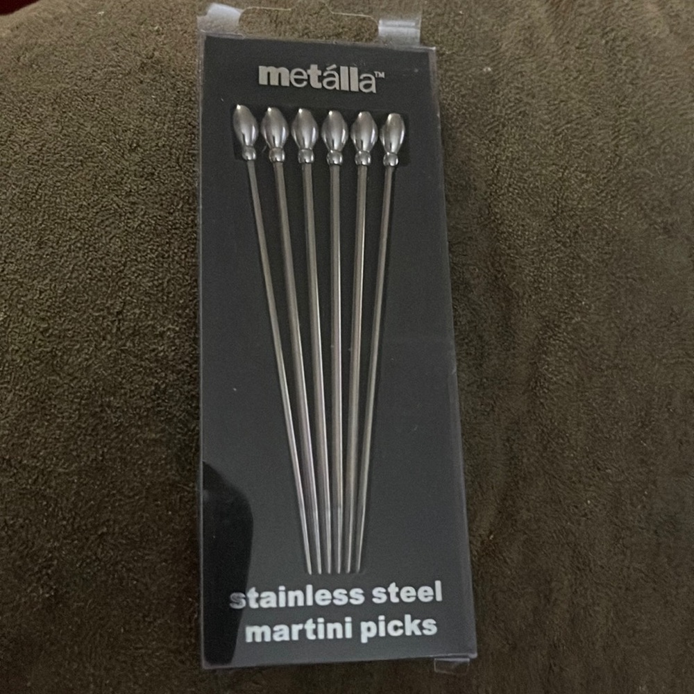Classic martini picks set of 6